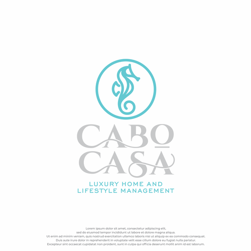 Beach design with the title 'Cabo Casa'