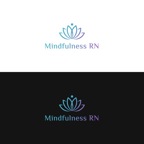 Growth brand with the title 'Logo for Mindfulness RN'