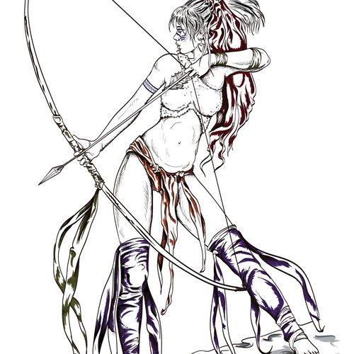 Black and white t-shirt with the title 'Tshirt design'