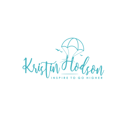 Hot air balloon design with the title 'Kristin Hodson Logo'