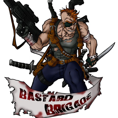 Warrior artwork with the title 'Bastard Brigade'