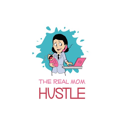 Mom design with the title 'Logo for mom's blog'