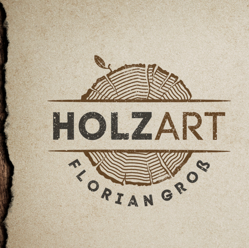 Craftsmanship logo with the title 'HOLZART'