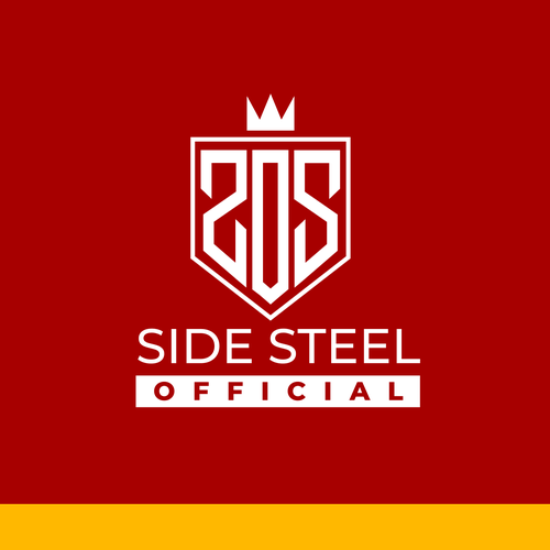 Steel design with the title 'Logo for an industrial hand tool/product brand'