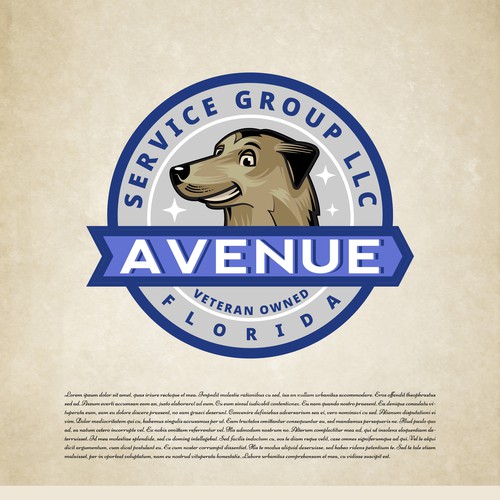 Service logo with the title 'Avenue'