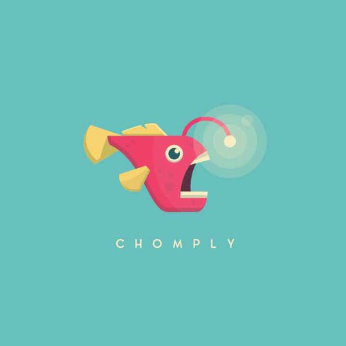 Food design with the title 'Chomply'