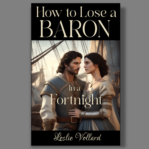 Medieval book cover with the title 'Medieval romantic novel'