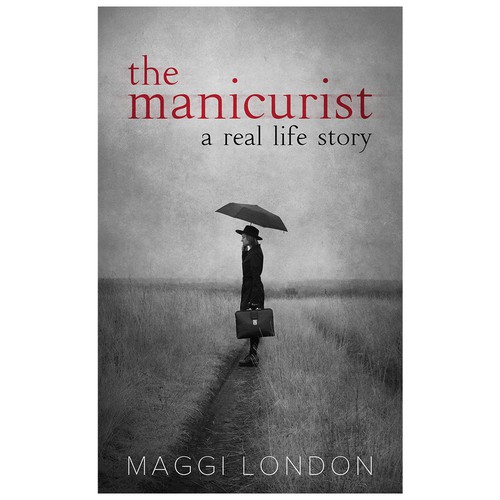 Black and white book cover with the title 'The Manicurist'