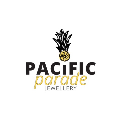 Pineapple logo with the title 'Bold Pineapple logo'
