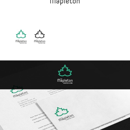 Maple design with the title 'Logo Concept for real estate agency '