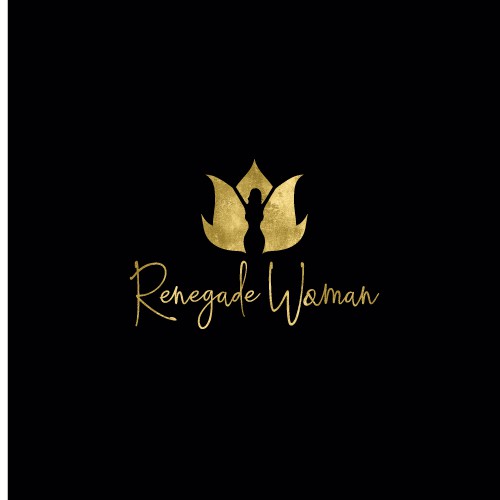 Lotus logo with the title 'Discover Renegade woman logo!'