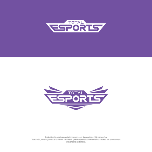 Crest logo with the title 'Logo for esports gaming company'