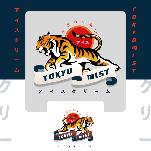 Tokyo design with the title 'Tokyo Mist Logo Design'