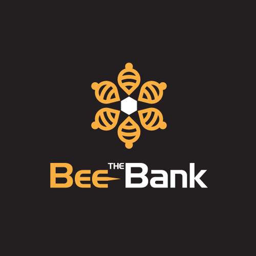 Bank logo with the title 'Creative logo for Bee The Bank'
