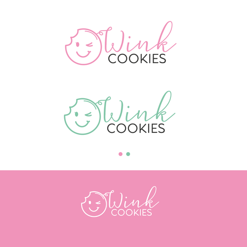 Mint logo with the title 'Logo for a cookie company'