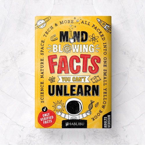 Science book cover with the title 'Book cover'