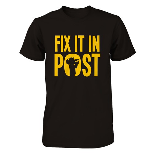 Silhouette t-shirt with the title 'Fix it'