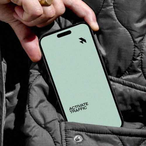 Black berry logo with the title 'ACTIVATE TRAFFIC'
