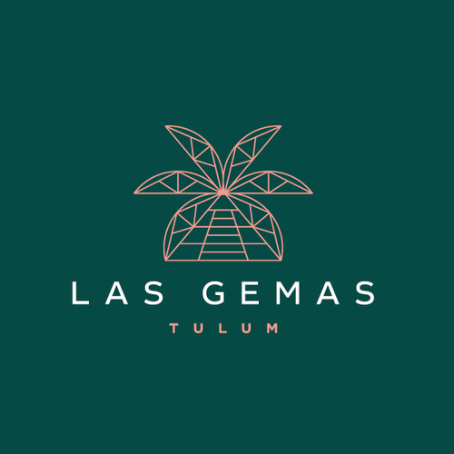 Gem design with the title 'Las Gemas Logo'