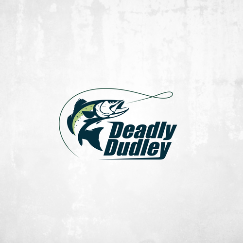Fishing hook design with the title 'Deadly Dudley'