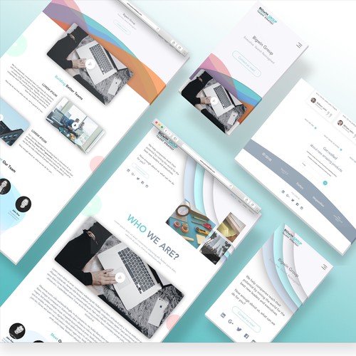 Company website with the title 'Website Executive Search Re-Imagined'