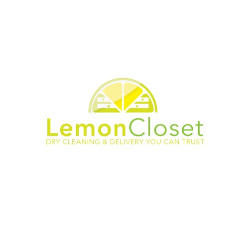 Dry cleaner logo with the title 'Lemon Closet'