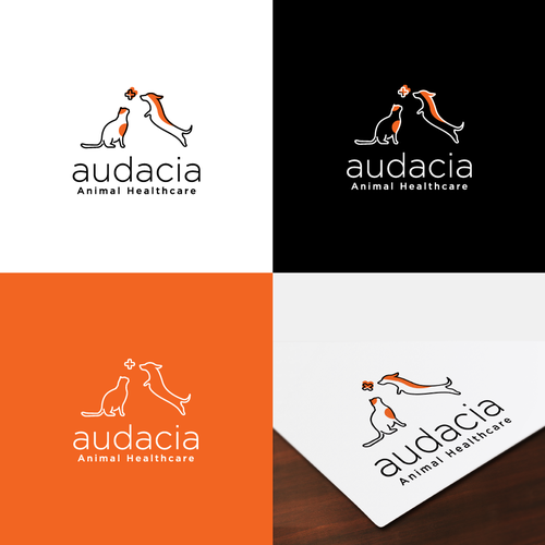 Cat brand with the title 'Logo for Audacia'
