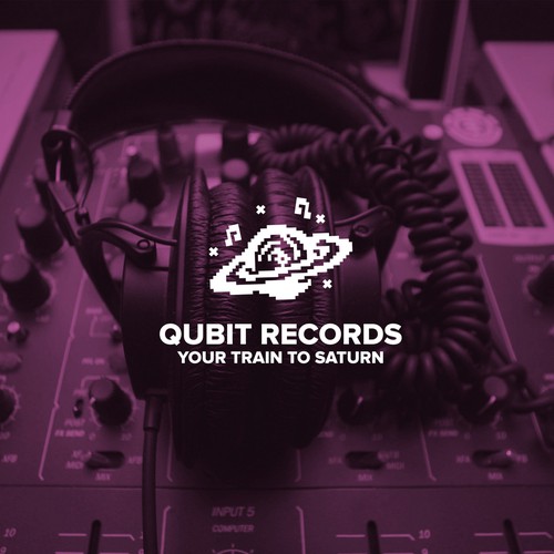 Note design with the title 'Logo concept for music house'