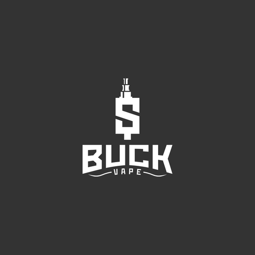 Vapor logo with the title 'Pictoral Logo Concept for BUCK VAPE'