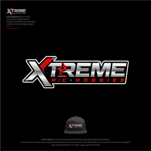 Shirt logo with the title 'Xtreme R/C Hobbies'