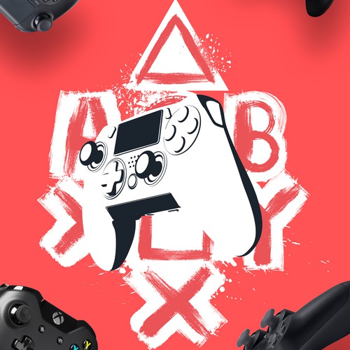 Gaming t-shirt with the title 'Illustration for game company t-shirt. '