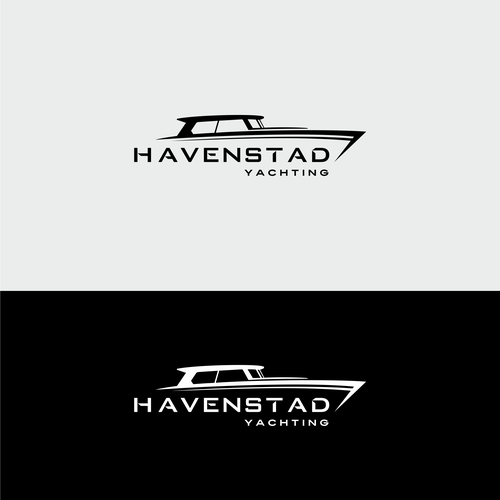Yacht logo with the title 'Havenstad Yachting'