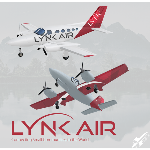 Airline design with the title 'Airplane Livery for Regional Airline'