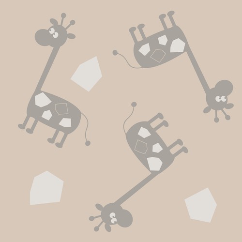 Blanket artwork with the title 'Create a collection of Pattern Designs for a high end baby swaddle blanket'