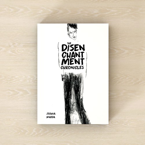 Drawing book cover with the title 'Book cover contest winner'