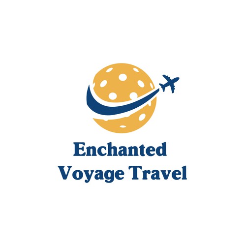Pickleball  logo with the title 'Voyage Logo'