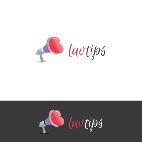 Dating app logo with the title 'AWESOME logo for the sake of LOVE!'