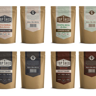 Labels for roast coffee