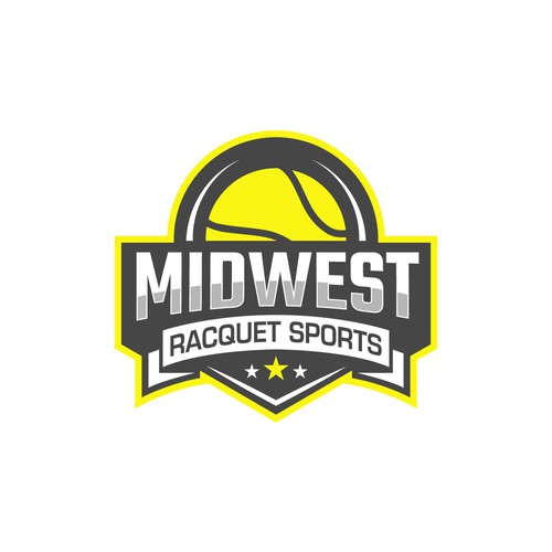 Tennis ball logo with the title 'Tennis Ball Team Logo Design'