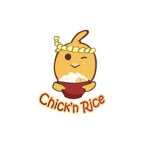 Rice logo with the title 'chick'n rise'