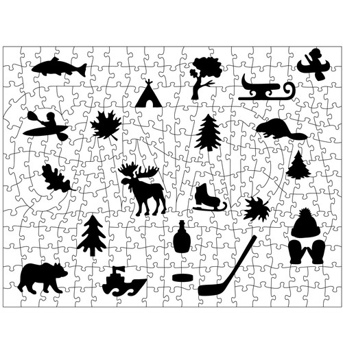 Puzzle design with the title 'Puzzle design'