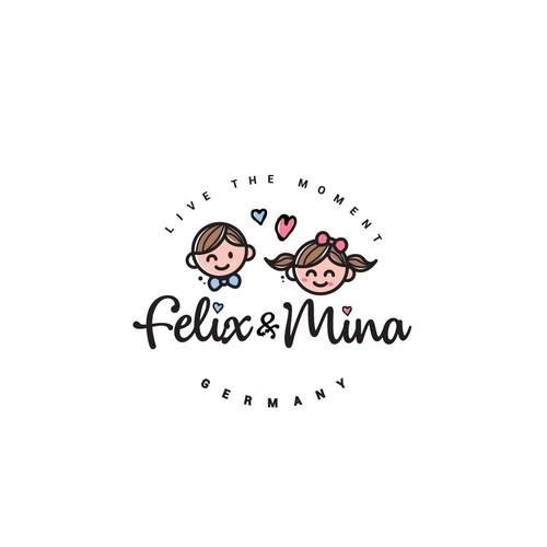 Smile design with the title 'Logo Design for kids clothing company'