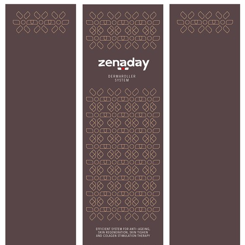 Unique packaging with the title 'Packaging concept for Zenaday'