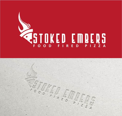 Hot logo with the title 'Create a cool logo for a wood fired pizza truck in a vacation paradise!'