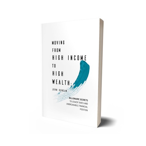 Artsy book cover with the title 'Book Cover Design'