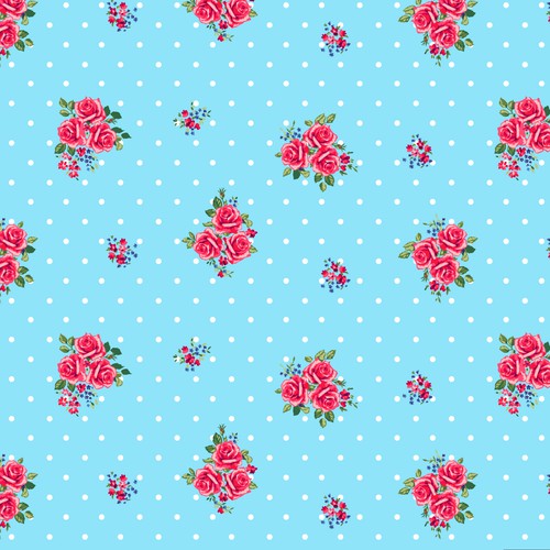 Background design with the title 'Roses from my garden'