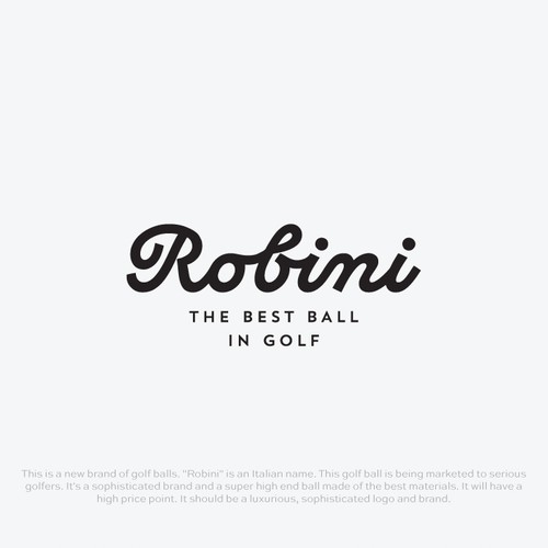 Golf logo with the title 'Robini'