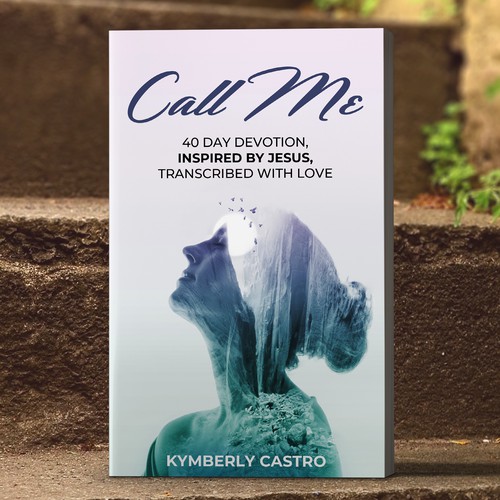 Spiritual book cover with the title 'Book cover design'