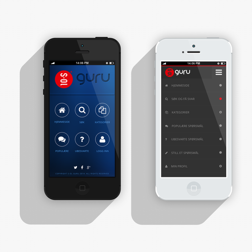 Mobile website with the title 'S-OL Guru'