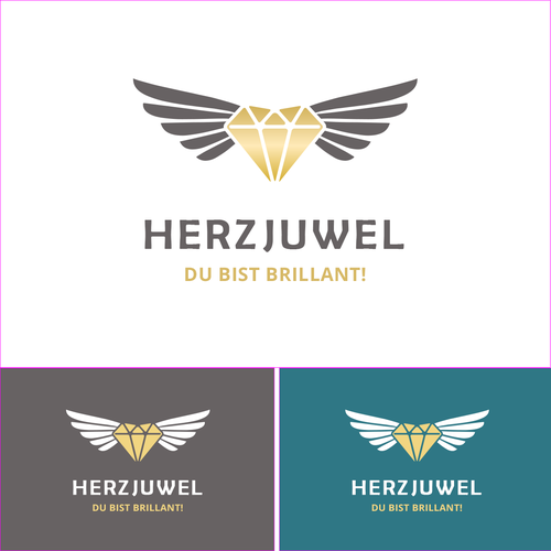 Brilliant logo with the title 'Logo for Brilliant Heart (Herzjuwel)'